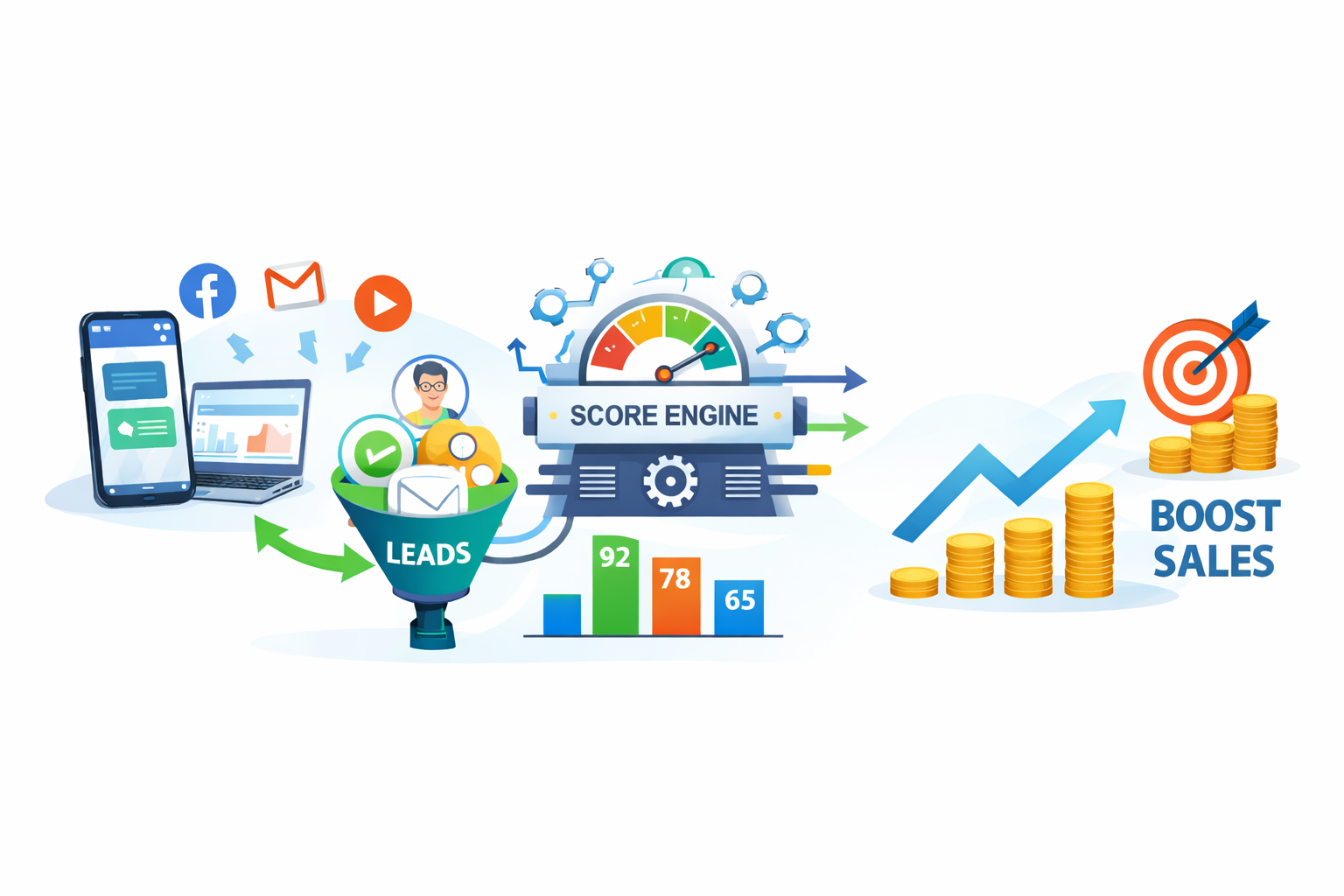 Lead scoring using LLM
